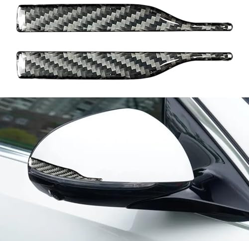 Flaconi 2PCS Bandes Anti-Collision pour Rétroviseur de Voiture,Bande de Protection de Rétroviseur,Tuning Voiture Exterieur,Protection Voiture (11.3x1.44cm)