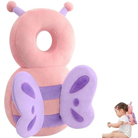 CUEMOON Poggiatesta anti caduta del bambino, cuscino di protezione della camminata del bambino, cuscino del bambino dello zaino, testa anti-collisione del bambino, cappello anti caduta della camminata