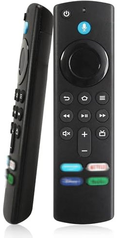 Mando a Distancia por Voz Compatible L5B83G, Mando de Reemplazo para Fire TV Stick 2ª/3ª Gen, Lite, 4K, 4K MAX y Fire TV Cube 2ª/3ª Gen, Bluetooth, No Controla la TV