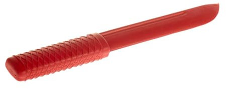 TEKKA BUDO Gummimesser kurz rot 23 cm - Trainingsmesser SV Übungen