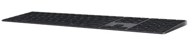 Apple Magic Keyboard con Numeric Keypad (A1843) (QWERTY Inglés) Gris Sideral con Teclas Negras (Reacondicionado)