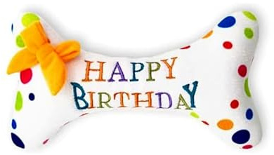 Hunde spielzeug Knochen weiches Plüsch Spielzeug hundetorte geburtstag für hunde langlebig interaktives Hundespielzeug für Langeweile, Geschenk für Welpen, kleine, mittelgroße und große Hunde