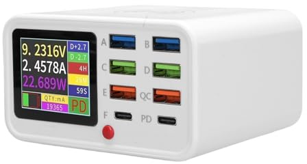 Generic Multi USB och Trådlös Laddningsstation, USB 8 -port 5A -Laddningsstation för en Mobiltelefon (EU)