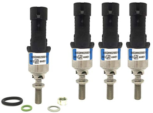 4 iniettori gpl brc blu con filetto - filtro in omaggio