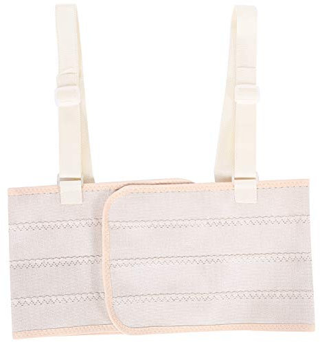 Carpeta de pecho, soporte de costilla súper elástico, cómodo cinturón protector lumbar de estabilidad, para fijación postoperatoria en el pecho, trauma de pecho (XL)