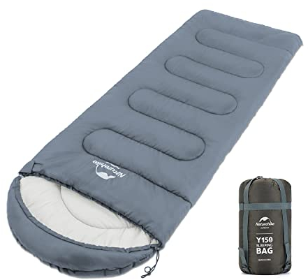 Naturehike Deckenschlafsack,3 Jahreszeit Wasserdicht Ultraleicht für Erwachsen Kinder über 7 Grad für Camping Wandern Outdoor Aktivitäten-220 x 85CM mit Tragetasche