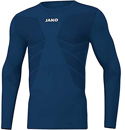 JAKO Herren Longsleeve Comfort Recycelt, Navy, L