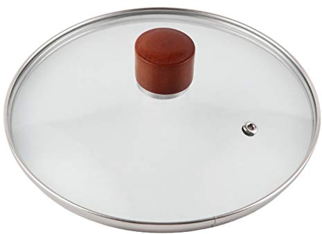 Pannlock Byte av pannlock Transparent glaskastrulllock för att passa alla sås- och stekersättningslock (18cm)