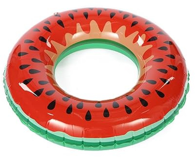 Inflatable Swimming Ring, Watermelon Durable Rubber Ring, Inflatable Pool Floats, Swimming Pool Inflatables Perfect for Pool Beach Party