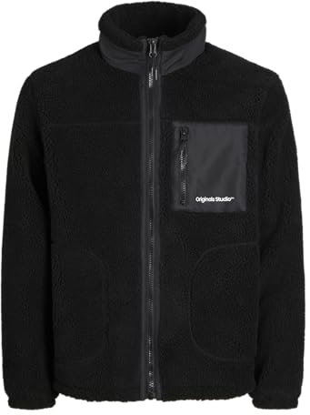 CAPISPALLA E GIACCHE Uomo JACK&JONES 12260450 VESTERBRO TEDDY BLACK