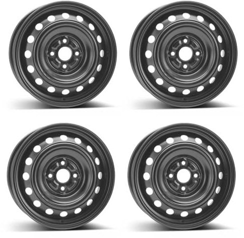 4x Alcar Llantas de acero 4-7890 5.5Jx15 ET45 4x100 compatible con Toyota Yaris