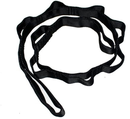 Fonyiunce Daisy Chain 180 cm|Aerial Yoga-Seil|Bandschlinge Kletttern|Yoga-Dehnband|Verstellbares Nylon-Übungsband|Gymnastikband Elastisch|Übungsbänder für Stretching,Pilates,Fitness,Klettern