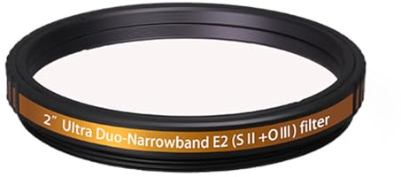 Askar Colour Magic Ultra E2 Narrowband Duo-Band Filter (OIII+SII), 2 tums nebulosafilter, förbättrar kontrasten, minskar ljusföroreningar