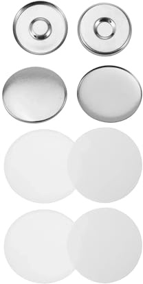 50 STK 25 mm dubbelsidig nyckelring Nyckelringar gör delar for Button Maker DIY-nyckelring