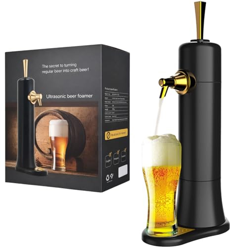 Spumatrice per birra, 2026 Aggiornamento Spillatore, Mini egeratore Per Casa, Per Birra In Scatola E Bottiglia Fino a 500 Ml (68 X 290 Mm), Schiuma Ultra fine, Amanti della Birra