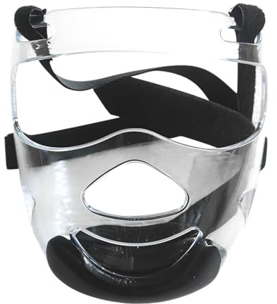 Boxing Head Guard - Clear Martial Arts Face Shield || Box Face Shield Cover || For Practitioners Students Beginners Girls Teens Trainer Tournament Competition Gym