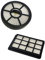 ECODE® Set de 2 filtros HEPA Recambios para Aspirador Absolut Multi-Cyclone ECO-370 Filtro Circular + Filtro Rectangular