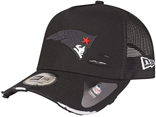 New Era Mesh Trucker Cap - Distressed New England Patriots