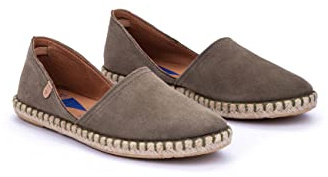 VERBENAS Espadrilles Carmen Serraje Kaki - Größe: 39