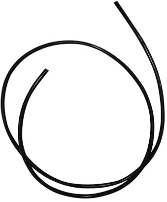 LAVMHAB Silikon dammsugarslang 4 mm ID 10 mm OD 3 mm väggtjocklek 1,5 meter (4,9 fot), vakuum silikonrör för motor (svart)