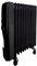 Oil Filled Radiator 11 Fin Portable Electric Heater 2500W with 24 Hours Timer Adjustable Thermostat 3 Heat Settings Wheels Free Standing Safety Cut-Off for Home Office Room (Black)