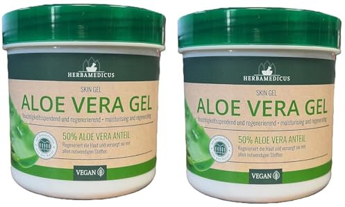2er Pack. Herbamedicus Aloe Vera Gel, 2 x 250 ml