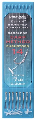 Drennan 4 Carp Method Pushstop Hook Plates: 14 To 7lb