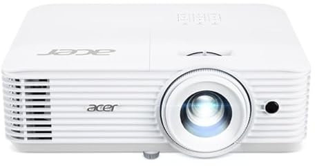 Acer X1528 DLP-Beamer - 1080p Full HD (1.920 x 1.080 Pixel), 5.200 ANSI Lumen, 10.000:1 Kontrast, 3D, Keystone, 1x 3 Watt Lautsprecher, HDMI (HDCP), weiß, Home Cinema/Business