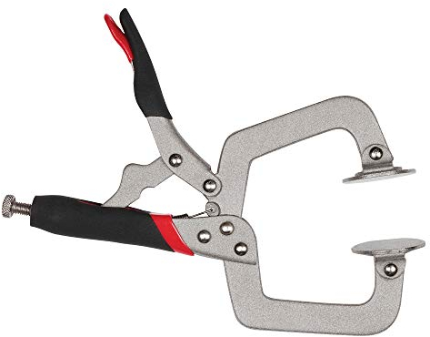 Trend Pocket Hole Jig Face Clamp for Face Frame Work, Flat Workpiece Clamping Tool with Adjustable Pressure & Quick Release Lever, PH/CLAMP/F10