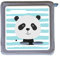 MeinBaby123® Schutzfolie kompatibel für Toniebox | Schutzcover selbstklebend | Aufkleber passgenau I Folie Sticker | Personalisierbar mit Name I Toniebox Zubehör | Panda