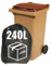 SANYGIENE | Sac Poubelle 240l X100 | Housses Protection Conteneur 240 Litres | Certfié REACH et FSC | Epaisseur 30µ | Anti Saletés - Anti Fuite - Anti Odeur | Hygiène Propreté Collecteur Déchets