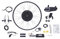 28“ E-Bike Fahrrad Umbausatz, 1000W E-Bike Nabenmotor Umbausatz Elektro Vorderrad Hinterrad Elektrofahrrad ebike Motor Conversion Kit