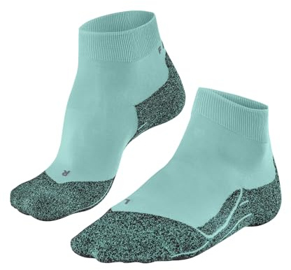 FALKE Women's RU4 Light Performance Short W Sso Lyocell Functional Yarn Anti-Blister 1 Pair Running Socks, Blue Fiji 6423, 7-8