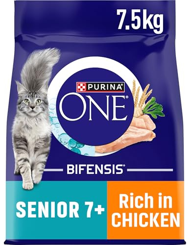 PURINA ONE Bifensis Senior 7+ Dry Cat Food Chicken 7.5kg Pack