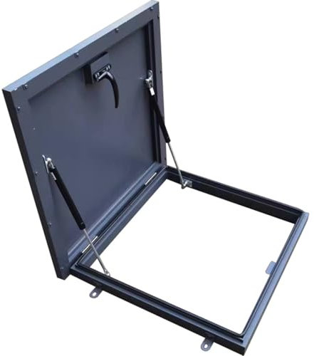 Trappe de toit – Construction en acier galvanisé pour installation de terrasse – Solution d'accès durable aux fenêtres de toit