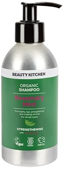 Beauty Kitchen - Rosemary Mint Strengthening Hair Shampoo - Plant-Based Formula with Protec7 Blend, Abysoft and Sapote Oil - For Weak, Brittle or Thinning Hair – 250ml