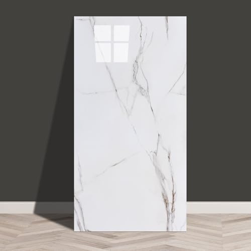 ByteRunning Paneles de Pared con diseño de mármol,Azulejos Adhesivos Cocina Baño Marmol,Panel PVC marmol,Paneles Decorativos De Pared Y Techos,Impermeables,para Muro Y Techos,Fondos De TV,Oficinas