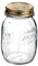 EINKOCHWELT 201-00086K6EW Glas QU. STAGIONI 1000ml Deckel 86 mm, klar