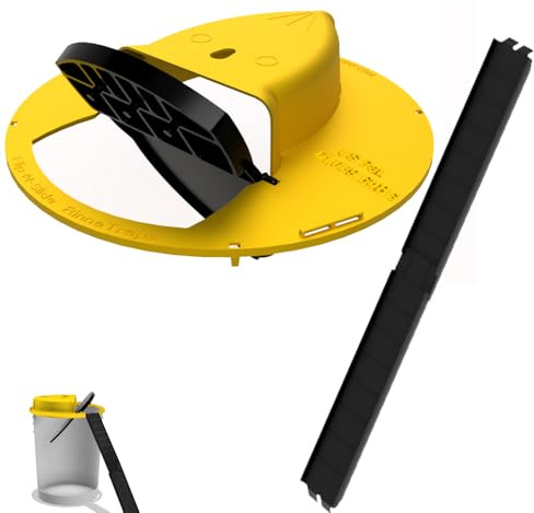RinneTraps - Flip N Slide Bucket Lid Mouse/Rat Trap |Humane