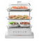 40L Capacity Foldable Steam Cooker - Perfect for Vegetables, Meats, Fish - Anti-Dry Burn, 12H Reservation - Touch Panel, 800W Power - 360° Steam Cycle - Electric Steamer on Amazon