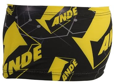 ANDE M04003-8590 Sport-Stirnband für Herren, Schwarz/Gelb, Schwarz/Gelb, Einheitsgröße