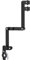 APLVFFZH Bike Umbrella Support, Adjustable Frame Bracket for and Prams, Black