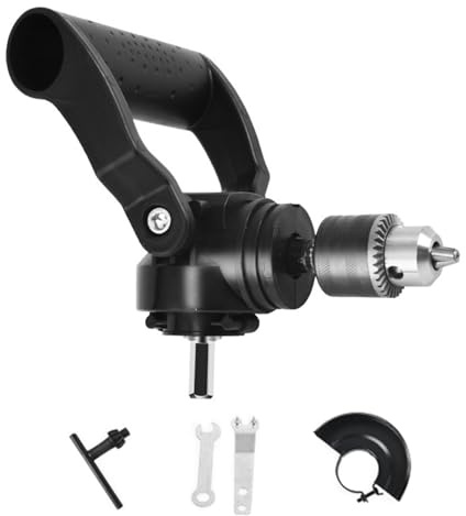 Right Angled Drill Attachment 90 Degree Chucks with Handle Attachment Adapter Extension Chucks Adapter