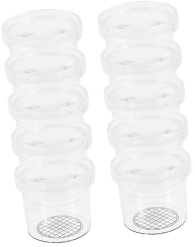 Milisten 16 Piezas Caja de Observación de Insectos con y Ventilación Estable para Herramienta Educativa para Capturar y Alimentar Bichos Kit Exploración Naturaleza y Ciencia