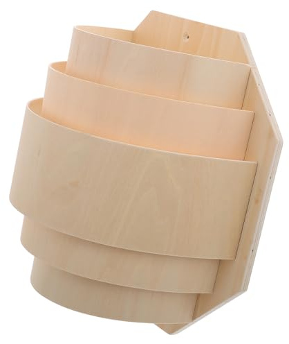 IMIKEYA Paralume in Legno Leggero per Lampada da Sauna, Protezione Antideflagrante Resistente al Calore, Accessorio Decorativo per Illuminazione Sauna Domestica e Cabine a Vapore