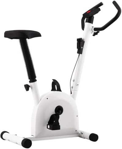 Teenpull motionscykel med remdrift, stålram, justerbar sadel, halkfria pedaler, 2 kg svänghjul, flerstegsmotståndsreglering, kompakt för uthållighetsträning hemma och lägenheten