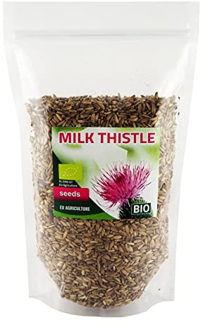 Bio Helkornsmjölktistel ekologiska mjölktistelfrön 900g