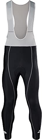 DANISH ENDURANCE Men’s Cycling Bib Pants XXL Black/Grey 1-Pack