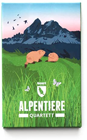 Marmota Maps Quartet Alpentière - 32 animaux des Alpes