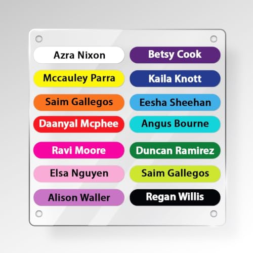 Pack of 60 Kids School Labels Self Adhesive (47 x 7 mm) Waterproof Personalised Name Stickers for Water Bottles School Supplies Packwith®
